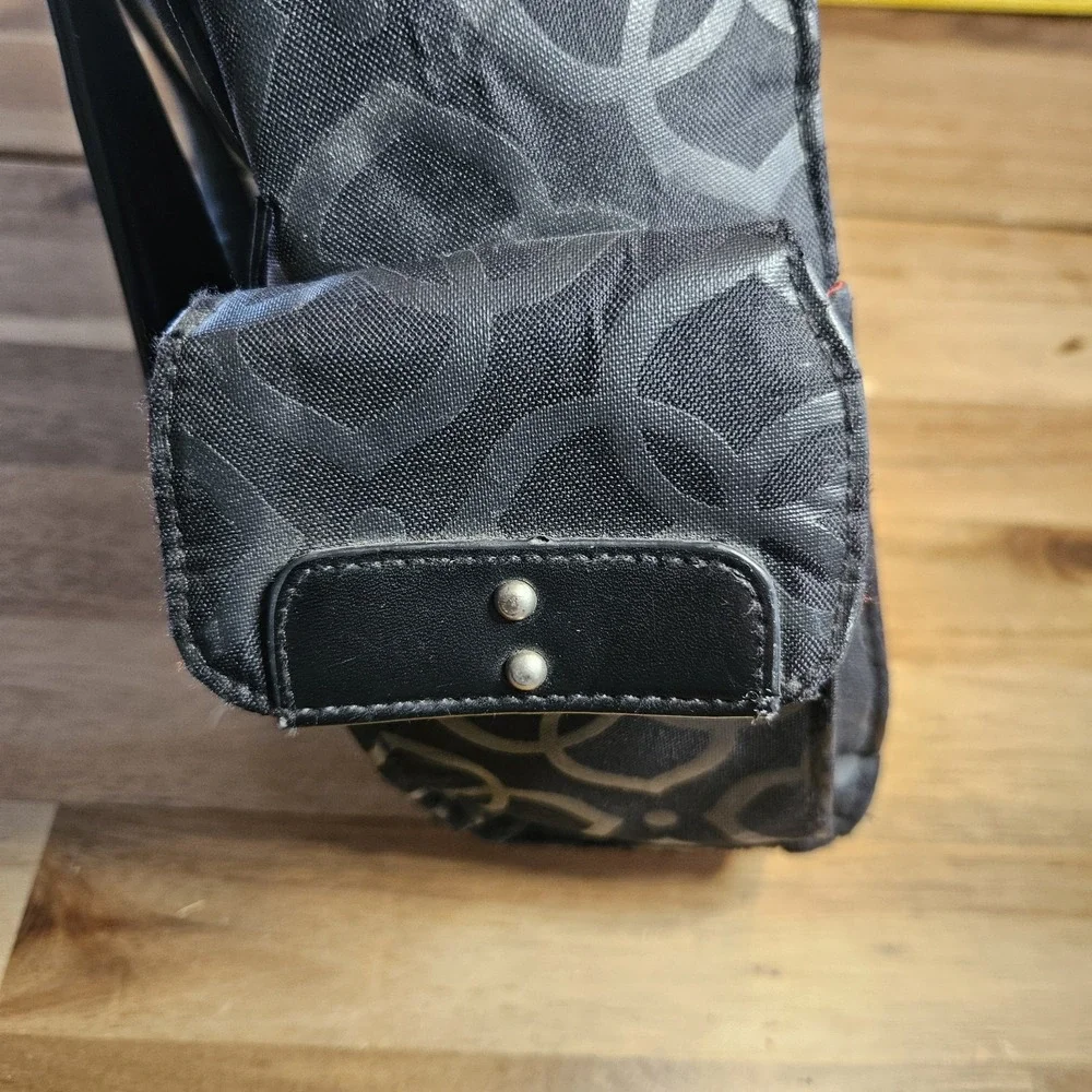 Kailo‎ Chic Laptop Bag Case Purse Black With Red Lining Office Professional
